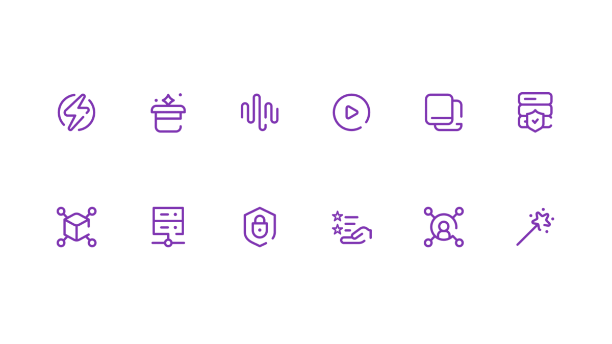 HexOS Launch system icon design