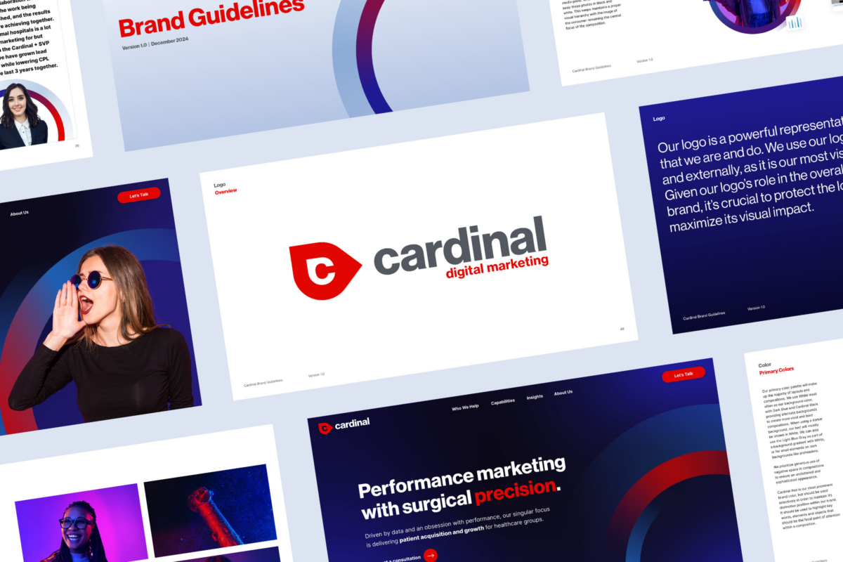 Cardinal brand refresh and digital system design
