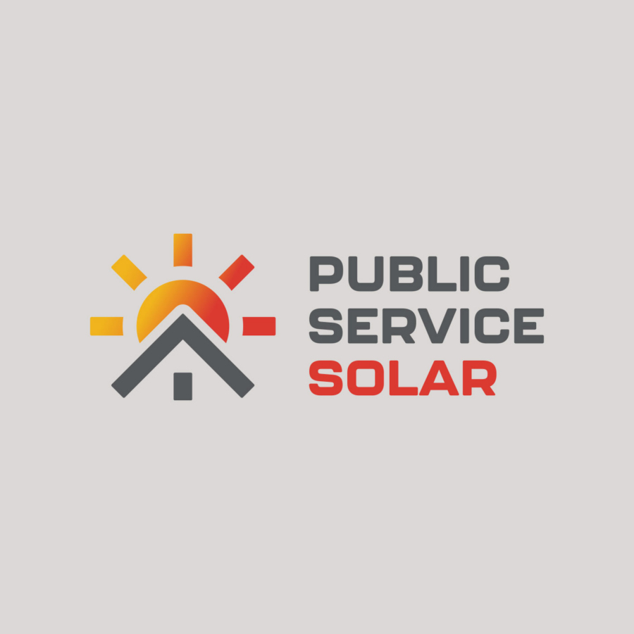 Public Service Solar Logo Design