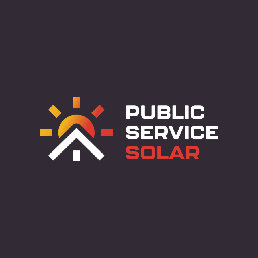 Public Service Solar Logo Design